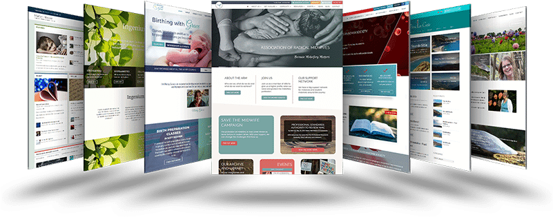 1st 4 Media Website Design Examples Floating Image - Creative Web Design Ad (800x350), Png Download