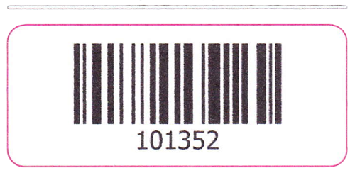 Laminated Label Sequential Barcode Hi-tack Vinyl Laminated - Portable Network Graphics (500x244), Png Download