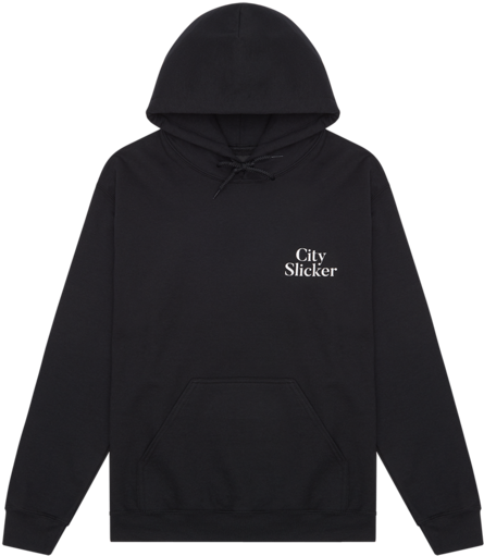 Quarter Zip Hoodie Black (600x520), Png Download