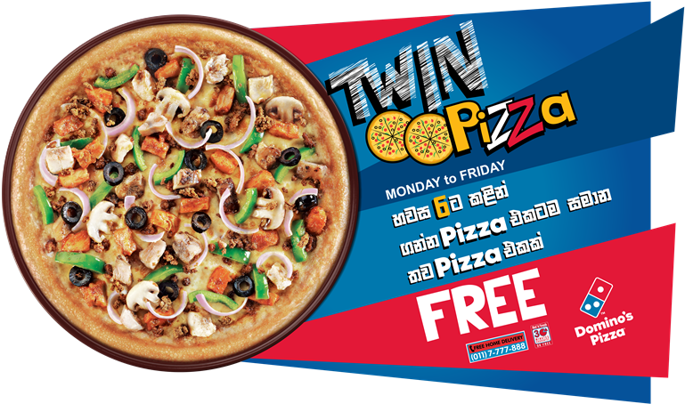 Senith Gajanayake Dominos Pizza Flyer Designs - Chicken Keema Delight Pizza (800x477), Png Download