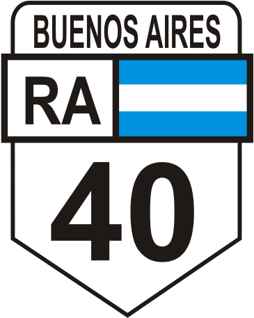 Ruta 40 Argentina - Rn 40 (379x480), Png Download