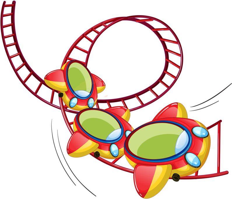 8 Clip Art, Scrapbook And Scrapbooking - Roller Coaster Clipart Png (800x703), Png Download