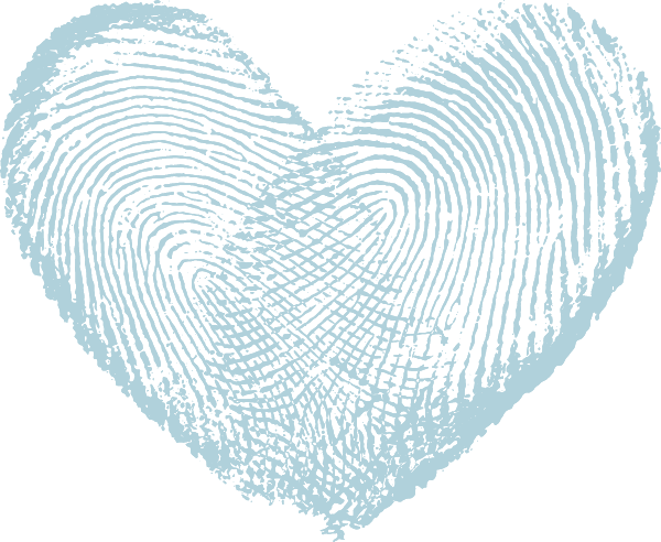Thumbprint Light Blue - Fingerprint (600x492), Png Download