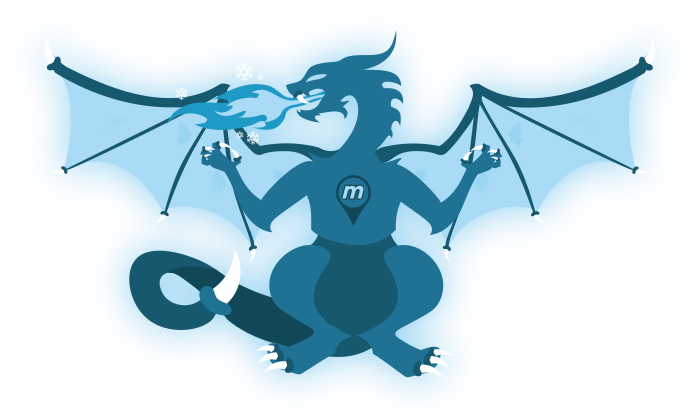 Leprechaun Have A New Friend- The Ice Dragon This New - Ice Dragon Logo Png (718x444), Png Download