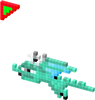 View Cursor On T-shirt - Growtopia Ice Dragon Png (330x418), Png Download