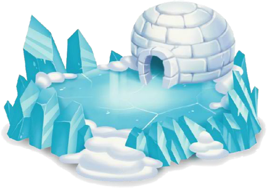 Pure Ice Habitat - Ice (550x387), Png Download
