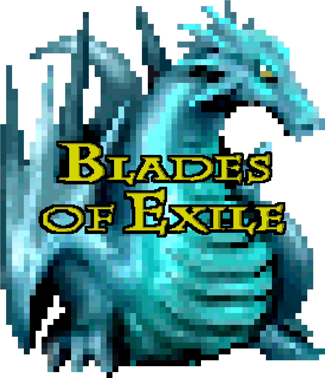 Blades Of Exile Ice Dragon - Graphic Design (1400x1800), Png Download