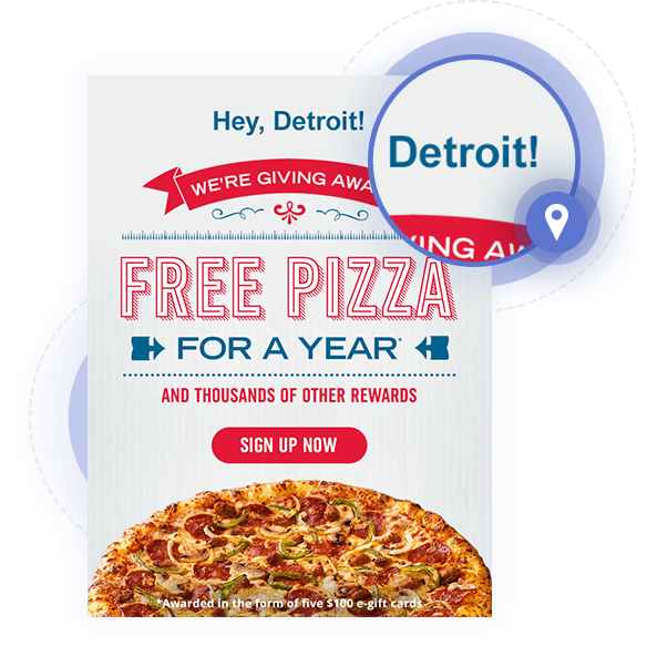 Case Dominos Geo - Domino's Pizza (584x583), Png Download