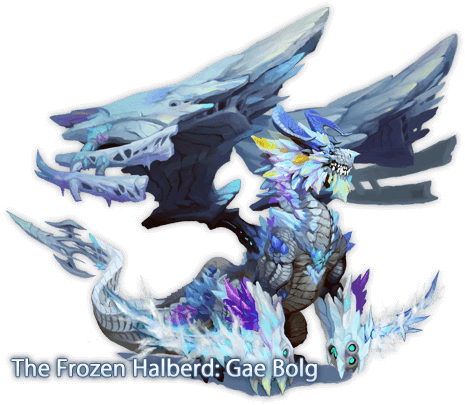 An Icy Dracomachina Covered In Crystal Armor - Shining Resonance Refrain Icon (465x405), Png Download