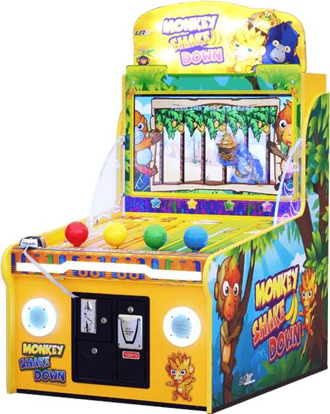 Monkey Shakedown Jr - Monkey Shake Down Redemption Game (480x640), Png Download