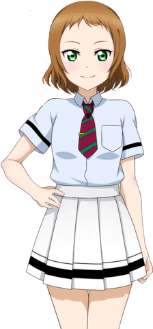 This Is The Ideal School Idol Leader - Aya Uchida (279x479), Png Download