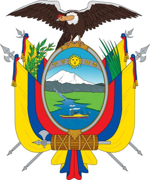 Now Look At The Coat Of Arms Of Ecuador - Ecuador Coat Of Arms (500x600), Png Download