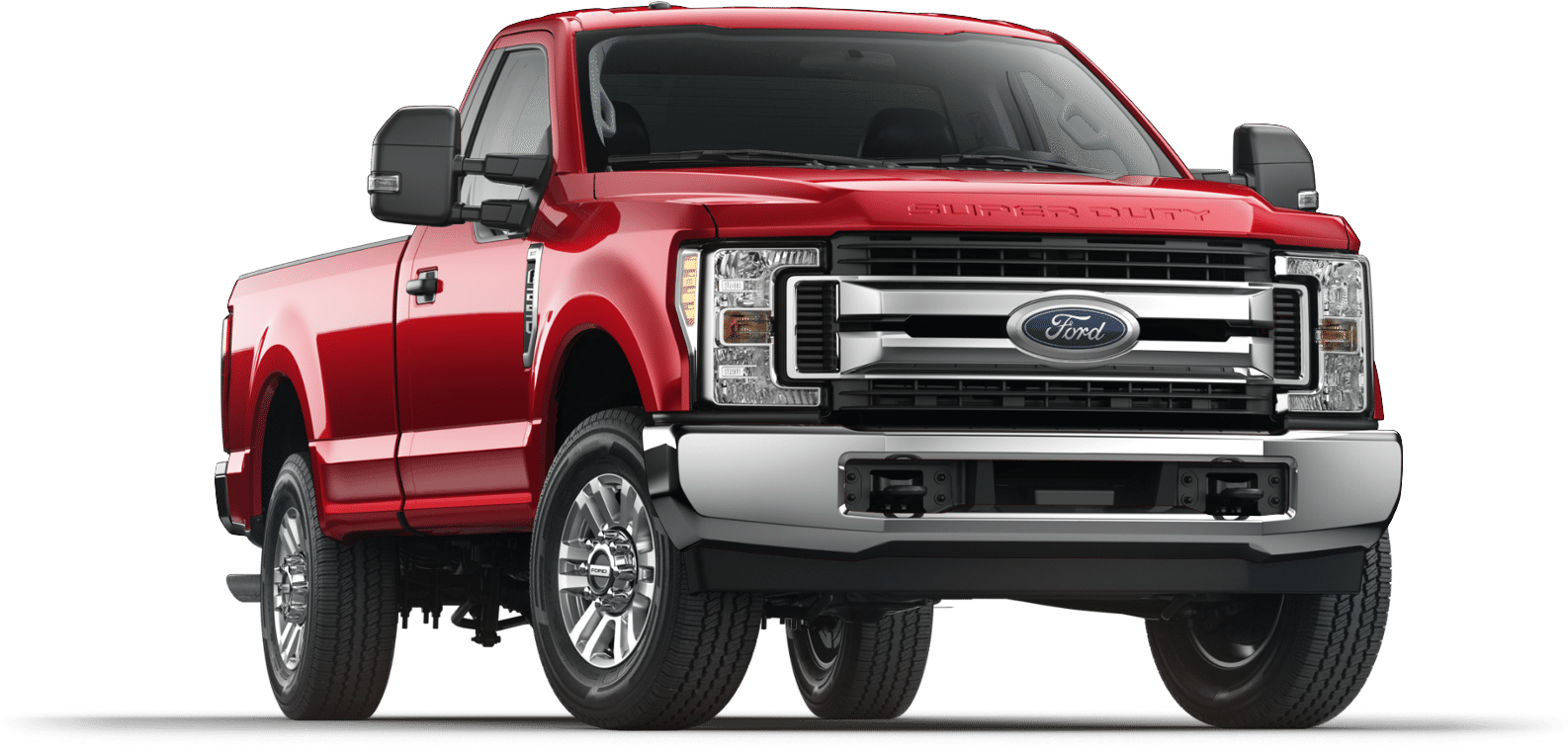 2017 Ford Super Duty Race Red - Red Ford Truck 2017 (1920x960), Png Download