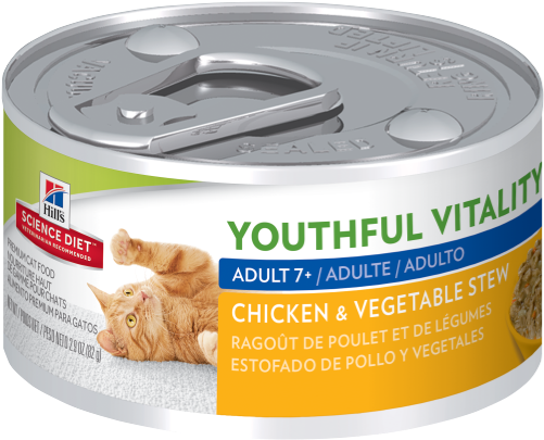 Sd Youthful Vitality Adult 7 Plus Chicken And - Hill's Prescription Diet K D Feline Chicken & Vegetable (500x500), Png Download
