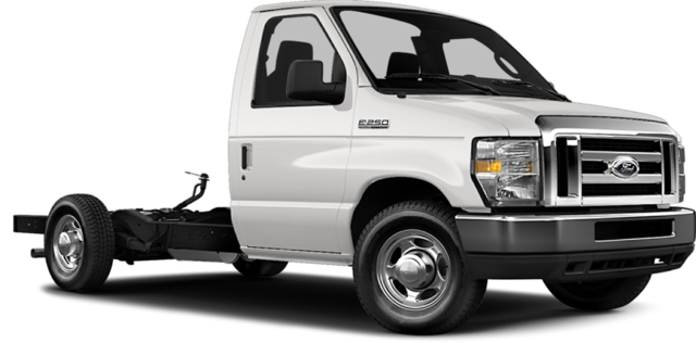 2018 Ford E-350 Cutaway Truck - 2018 Ford E 450 Cut Away (640x316), Png Download