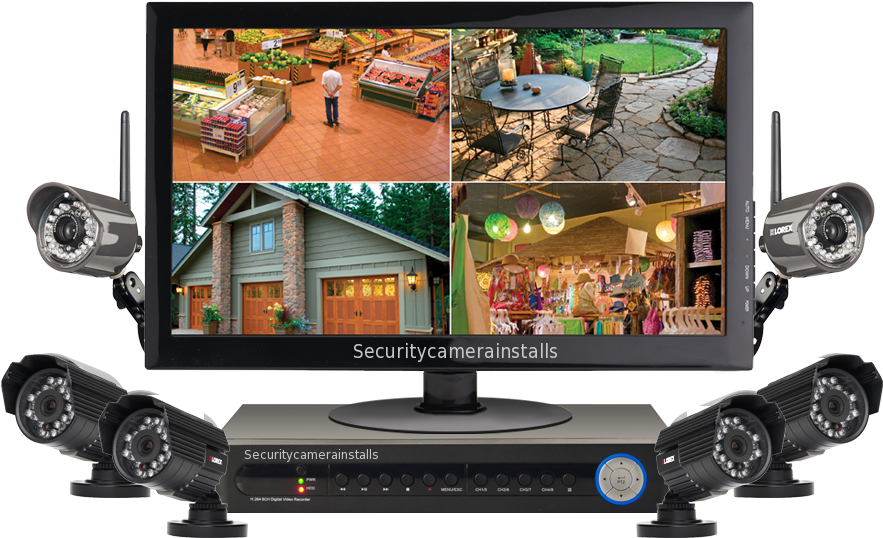 At A Security Cameras Project Come The Same Questions - Lorex Complete Security Camera Surveillance System (900x600), Png Download