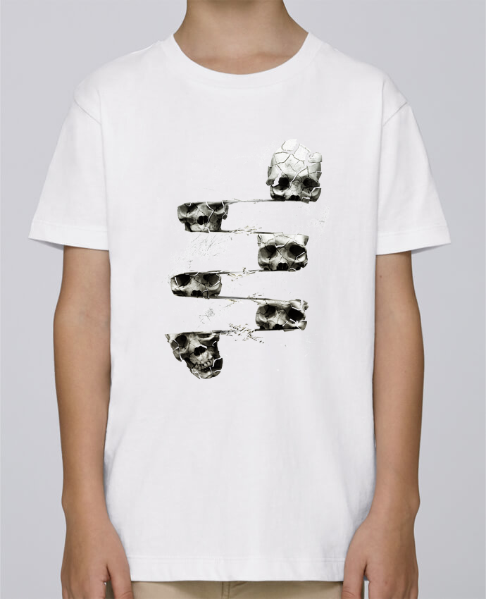 Tee Shirt Boy Stanley Mini Paint Skull 3 By Ali Gulec - Skull 3 Art Print - Mini By Ali Gulec (690x850), Png Download