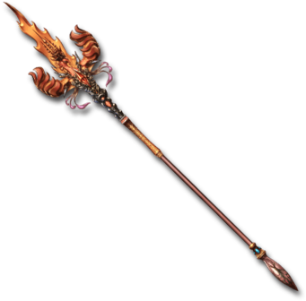 Phoenix Talon-lance - Granblue Fantasy (462x400), Png Download