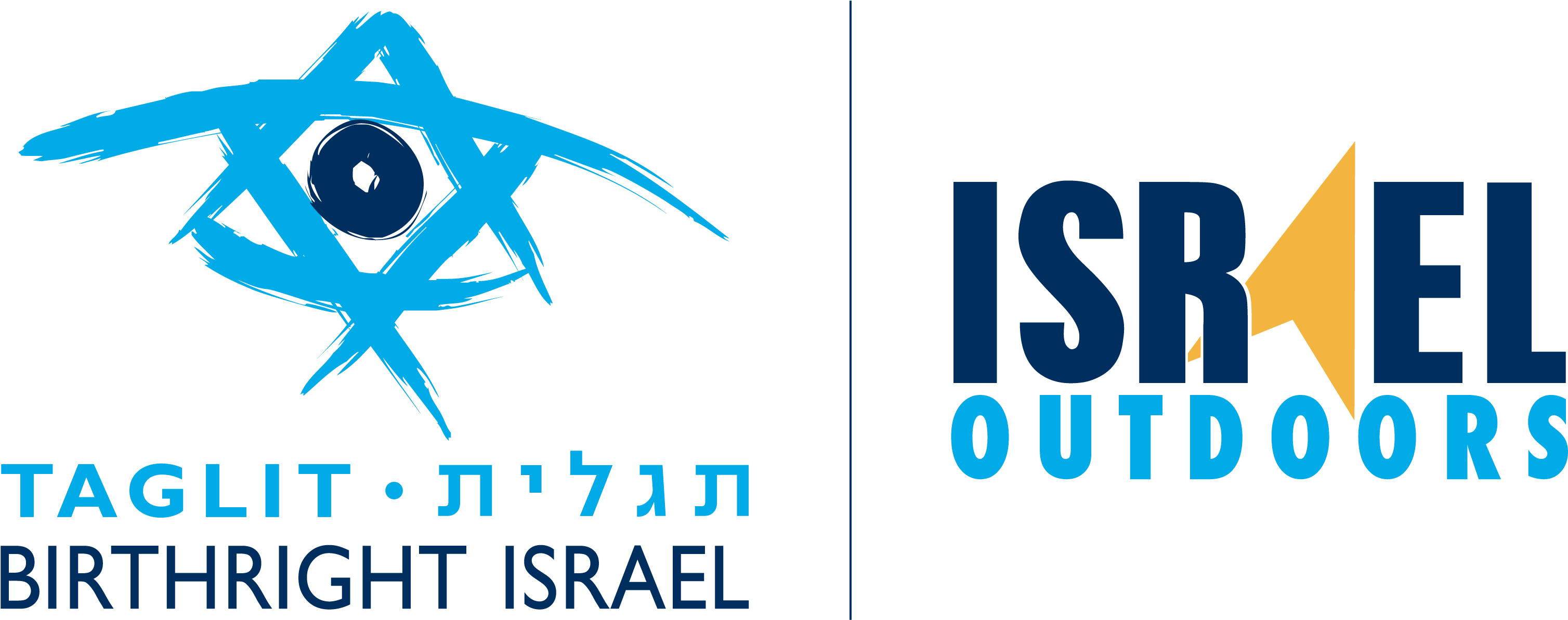 Bri/io Logo / Horizontal - Birthright Israel (3300x1458), Png Download