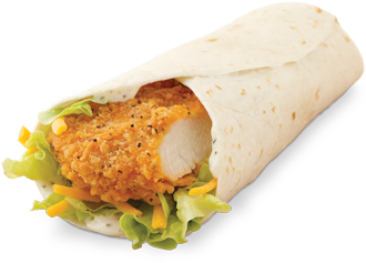 $2 - - Wendy's Chicken Wrap (366x366), Png Download