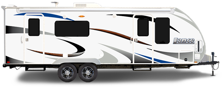 Tt-2285 Ext 2017 - Lance Travel Trailers (784x539), Png Download