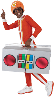 Yo Gabba Gabba Dj Lance Rock (400x400), Png Download
