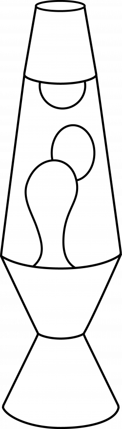 Lava Vector Drawn - Draw A Lava Lamp (250x880), Png Download