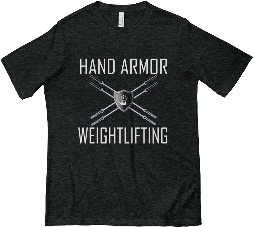 Hand Armor Weightlifting Fb Agency Text With Bars Chalked (1000x1000), Png Download