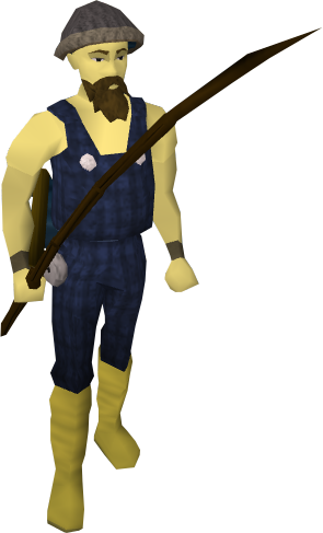 Filepossesed Fisherman Png Fisherman Png - Runescape Fisherman (295x487), Png Download