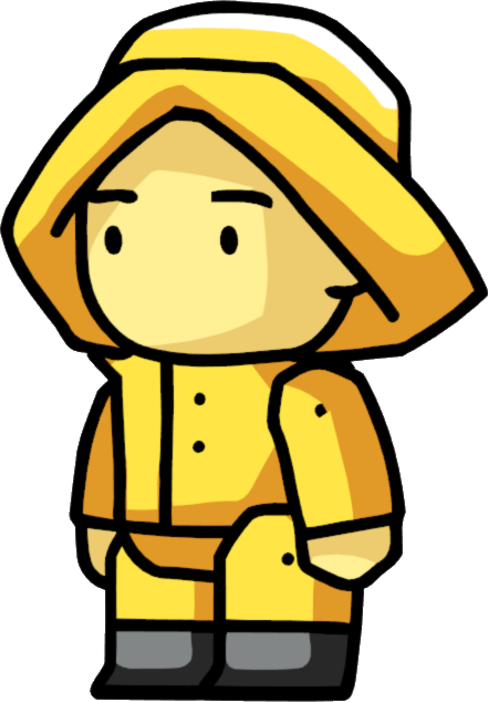 Fisherman - Scribblenauts Fisherman (441x634), Png Download