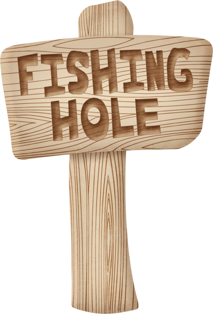 Kaagard Fishinghole Signfishinghole Png - Fishing Bobber Clipart Png (695x1024), Png Download