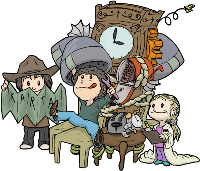 Picture Transparent Library By Hatpup On Deviantart - Cartoon (1017x786), Png Download
