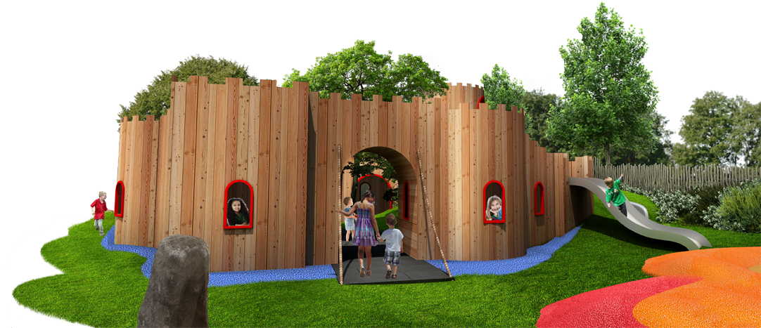 And Cross The Seven Seas In Search Of Treasure On The - Playground (1081x484), Png Download