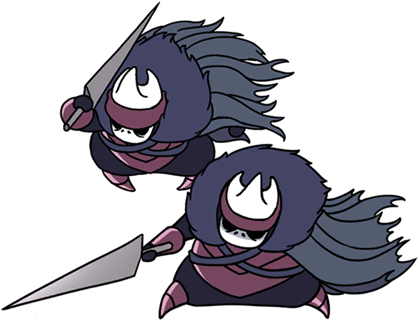 B Oro & Mato - Hollow Knight Oro And Mato (599x458), Png Download