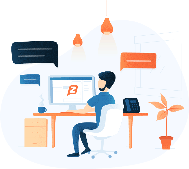 Business Texting For Today's Conversations - Sms (800x715), Png Download