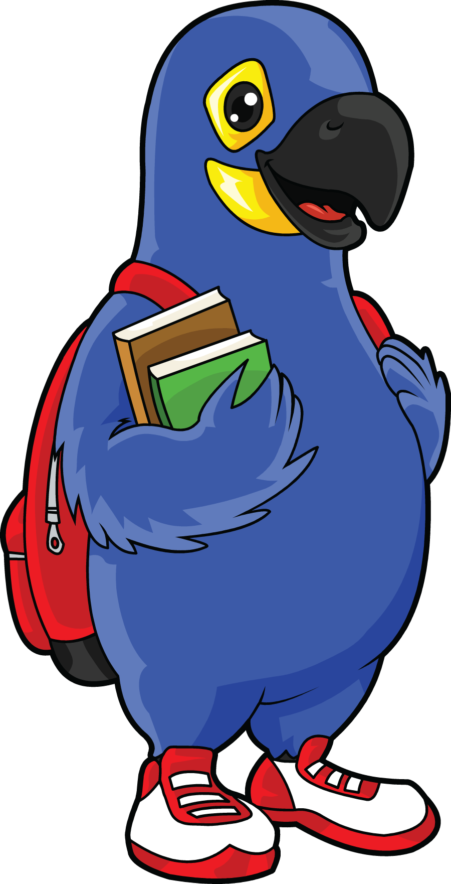 School Periquito Png - La Tienda Hay Un Periquito Azul (900x1762), Png Download