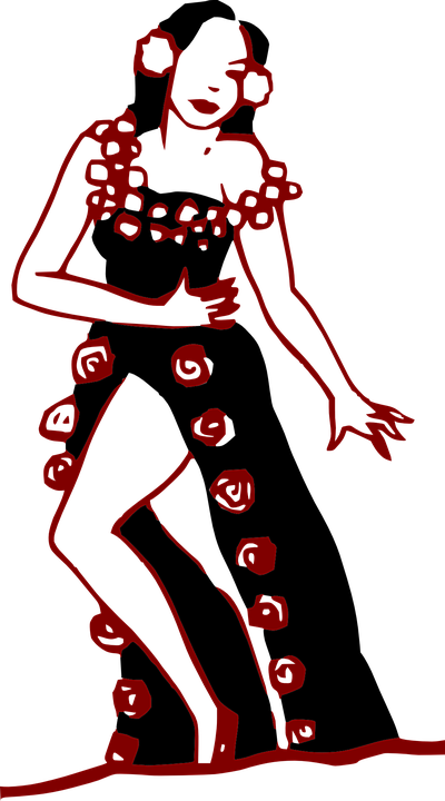 Spanish Clipart Spanish Woman - Spanish Dancer Animated (400x720), Png Download