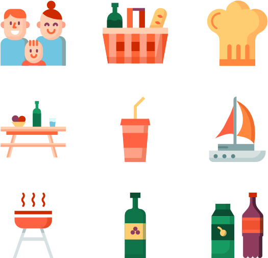 Picnic (600x564), Png Download