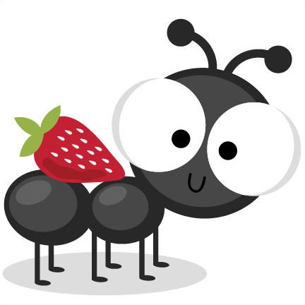 Picnic Ants Clip Art Download - Cute Ant (432x432), Png Download