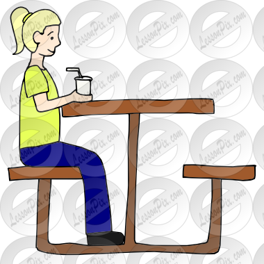 Picnic Table Clipart Illustration Png - Clip Art (380x380), Png Download