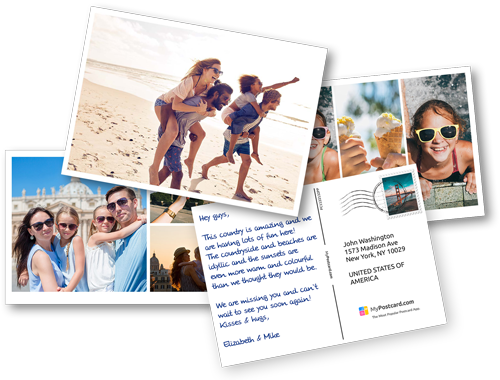 Create, Make And Send Your Personalized & Customized - Custom Postcards (500x380), Png Download