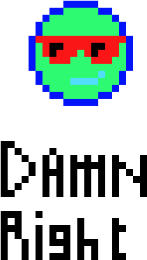 Damn Right - Pixel Art Fruit Orange (340x470), Png Download