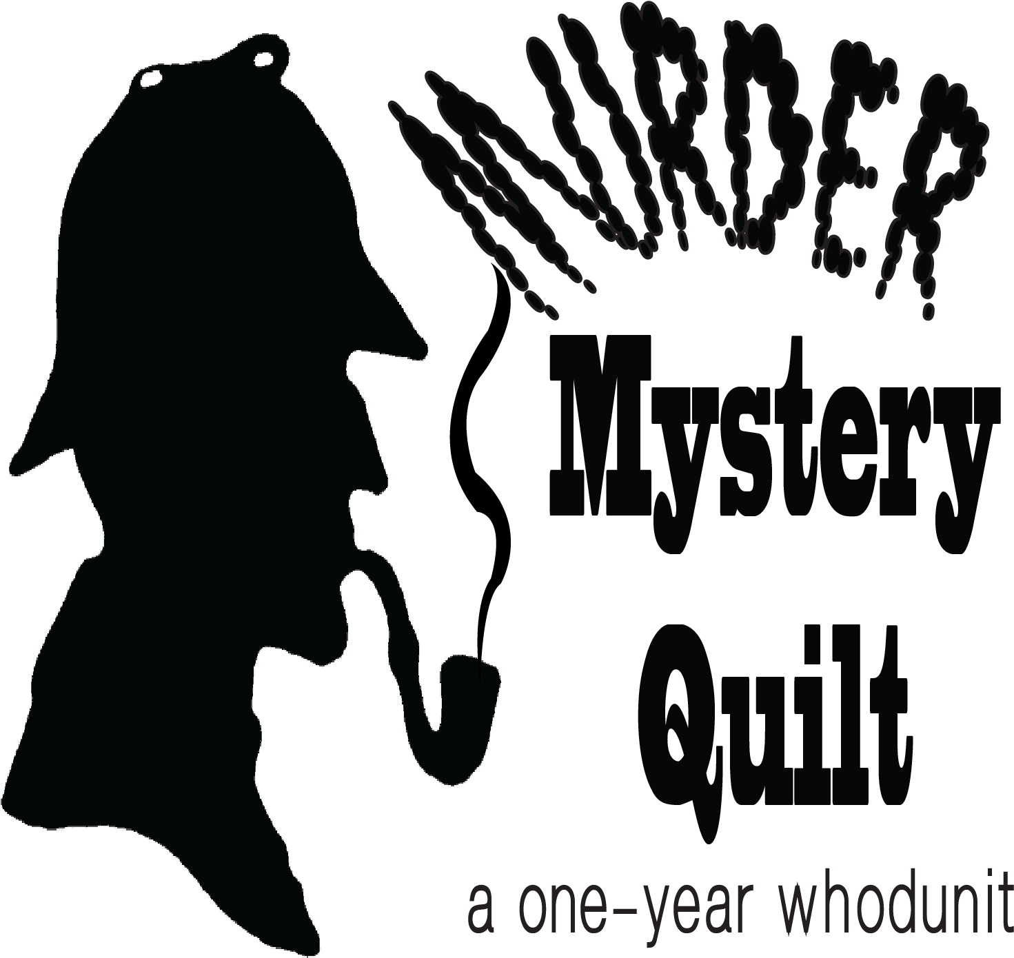 Murder Mystery Quilt Logo Square - Murder Mystery Quilt 2017 (1500x1615), Png Download