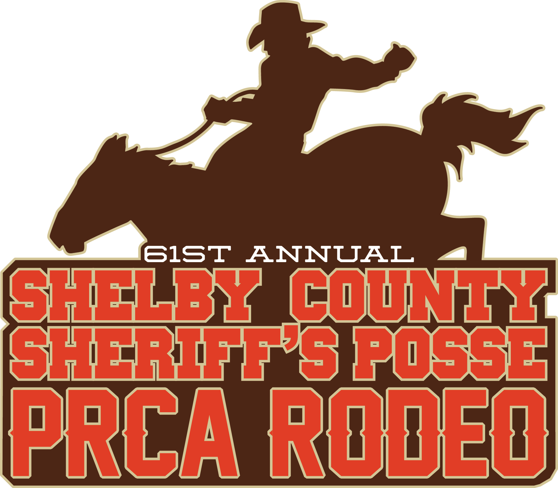 Shelby County Sheriff's Posse Prca Rodeo - Room (1891x1655), Png Download