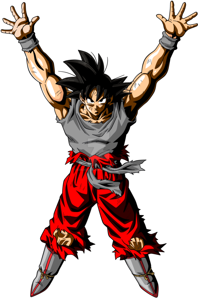 Goku Spirit Bomb Png (760x1050), Png Download