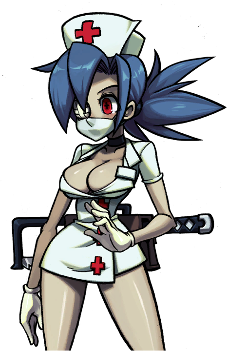 Valentine Shocked - Valentine Skullgirls (466x721), Png Download