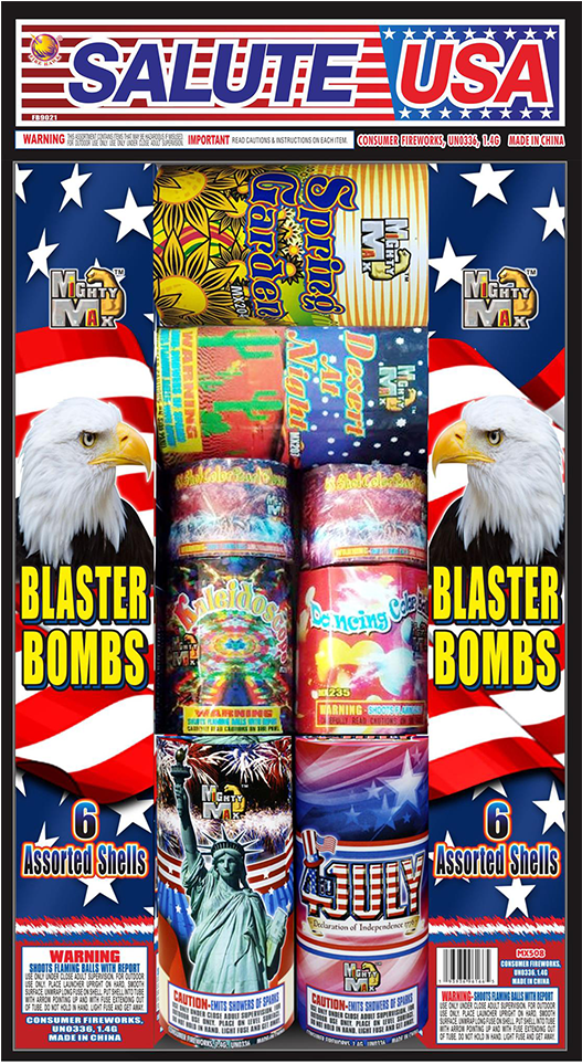 Fireworks Video Of Blitz Bomb (1000x1000), Png Download
