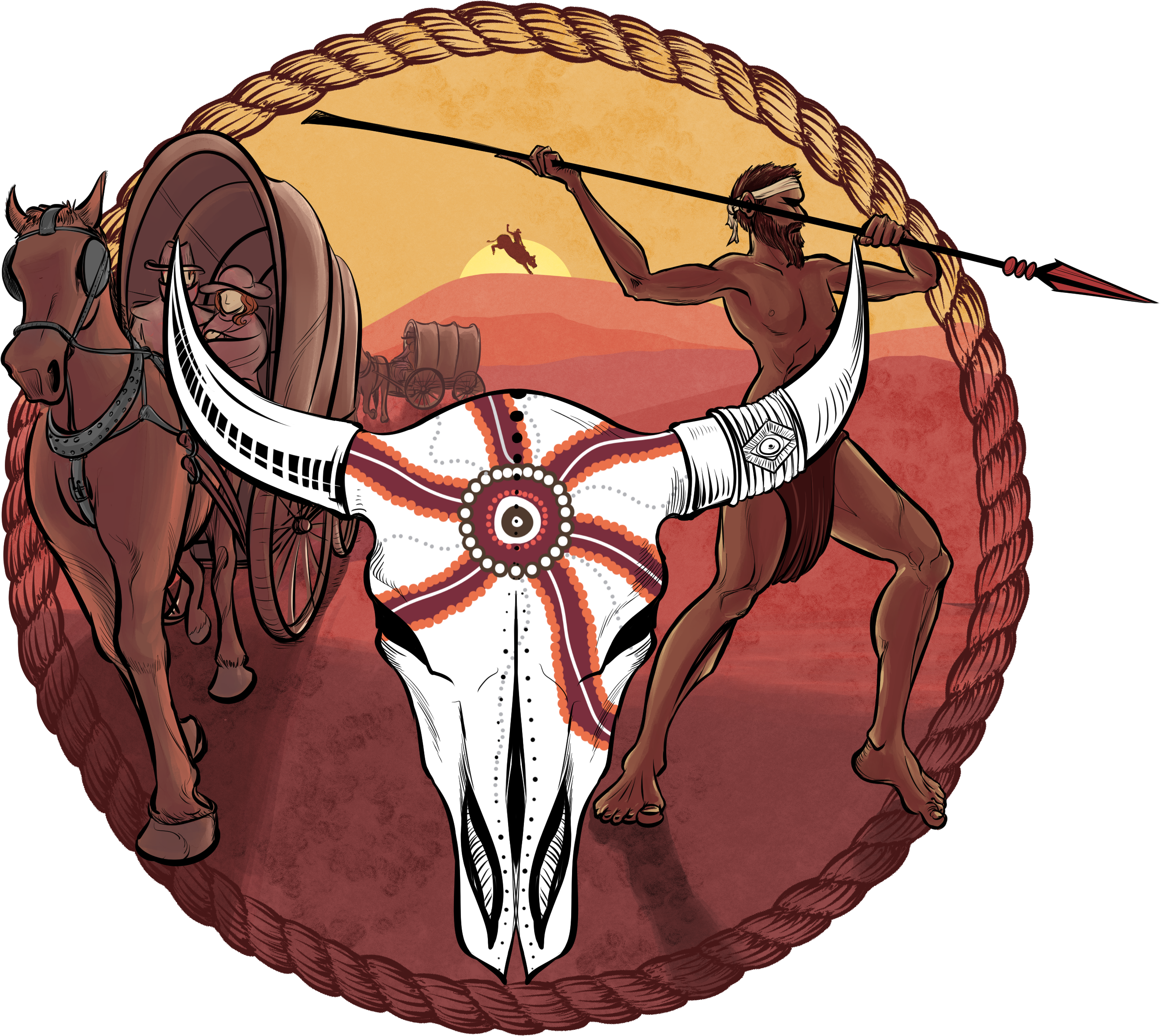 The Gulf Country Frontier Days Festival (2742x2546), Png Download