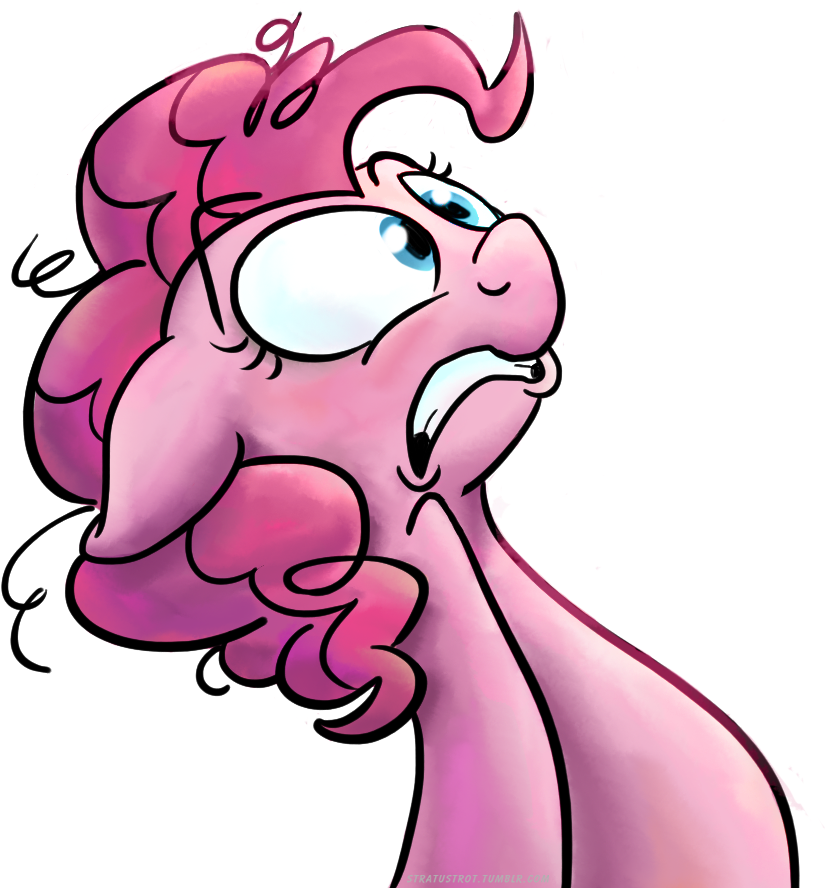 Stratustrot, Pinkie Pie, Safe, Shocked - Face (839x887), Png Download