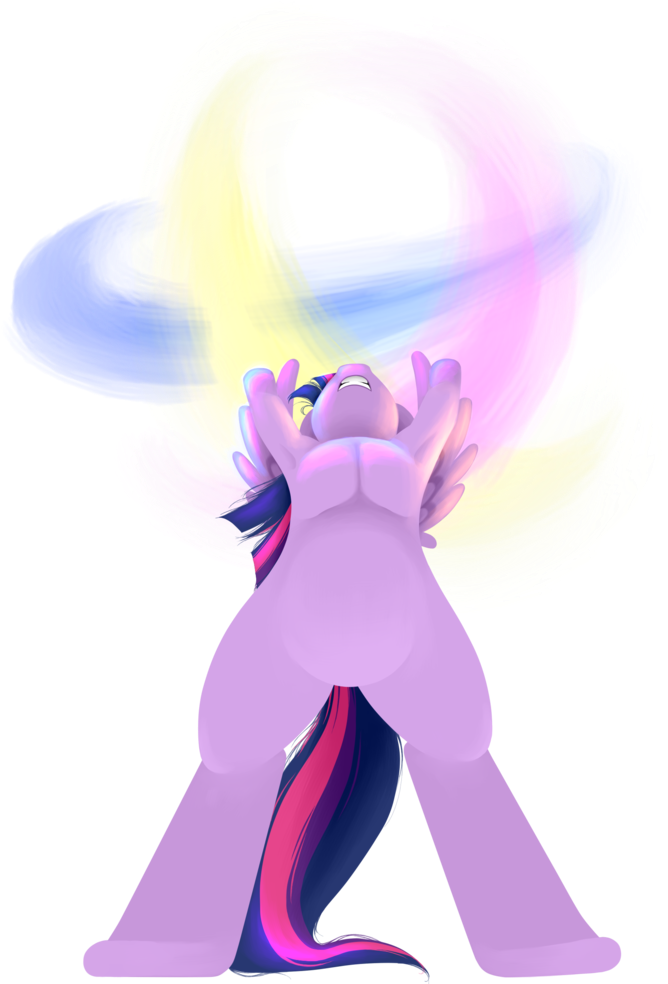 Lucky-jacky, Bipedal, Featureless Crotch, Female, Low - Spirit Bomb Pony (753x1024), Png Download